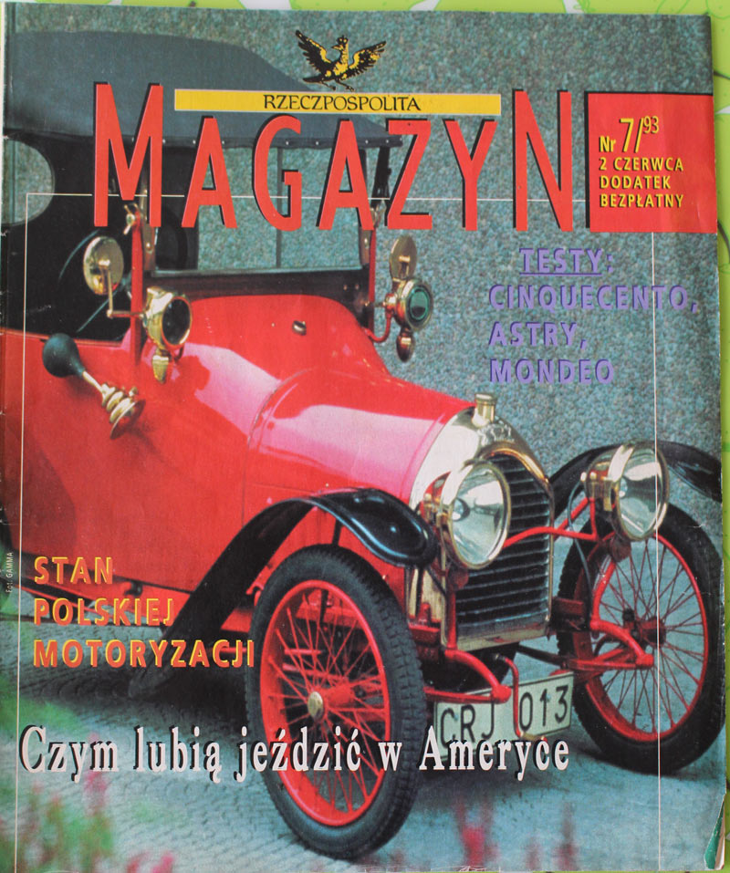 Rzeczpospolita Magazyn Motoryzacyjny 1993