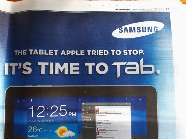 tab samsung 