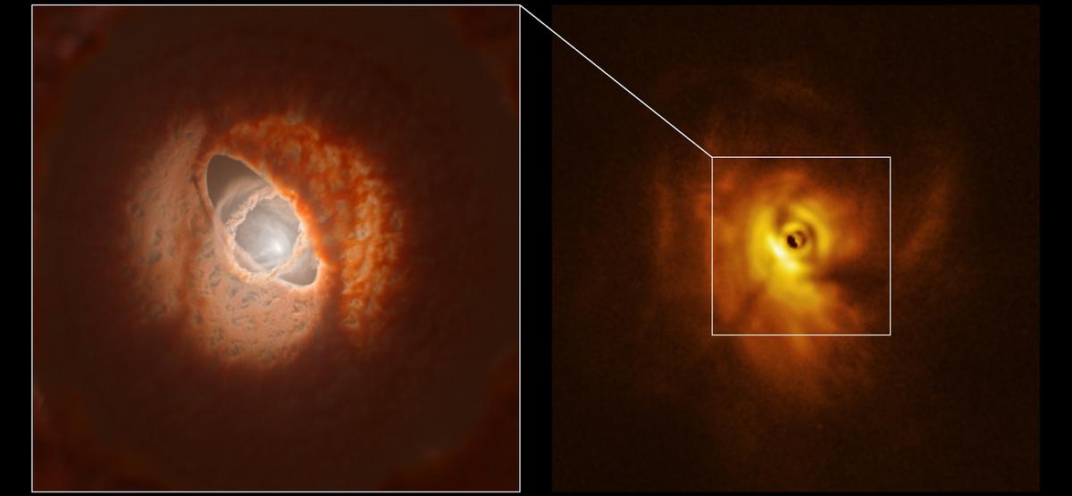 Trzy gwiazdy i jeden rozerwany dysk protoplanetarny. Osobliwy przypadek GW Orionis