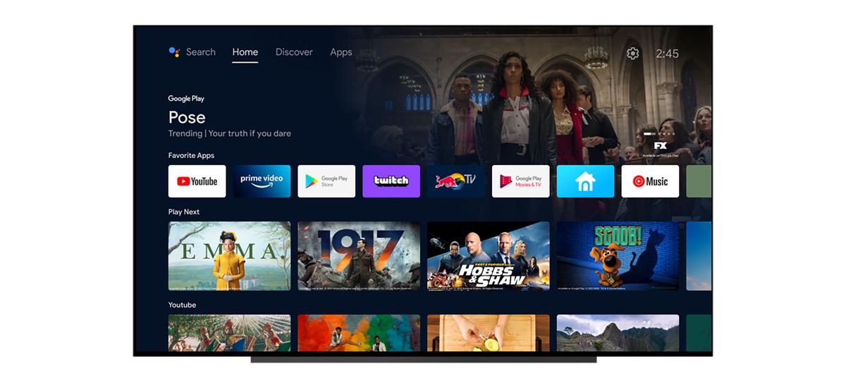 android tv nowy interfejs