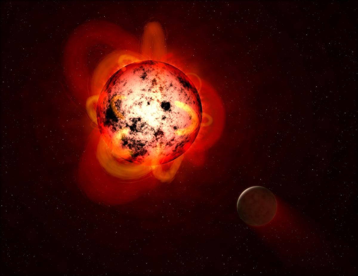 Wokół czerwonych karłów krążą gorące egzoplanety. Część z nich jednak może być wyposażona w klimatyzację
