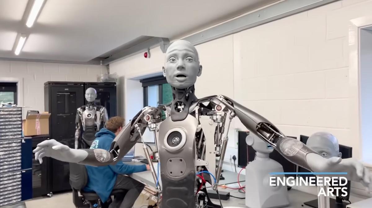 ameca robot engineered arts