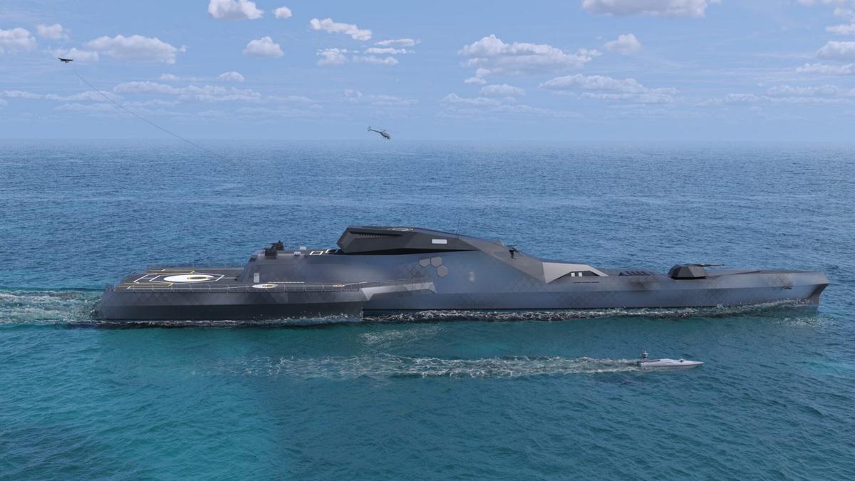 Francuzi zaprezentowali okręt wojenny przyszłości. Blue Shark łączy siłę i ekologię