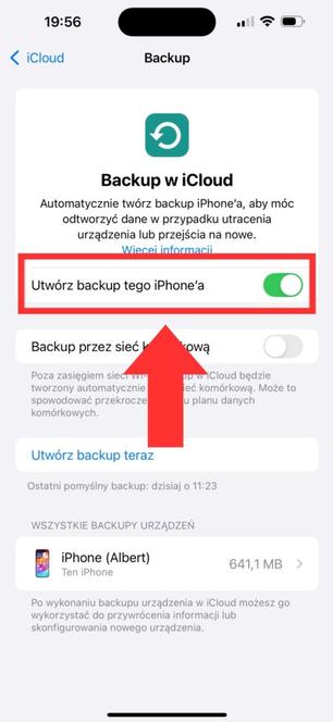 Jak przenieść dane z iPhone'a na iPhone'a? Utwórz backup w iCloud