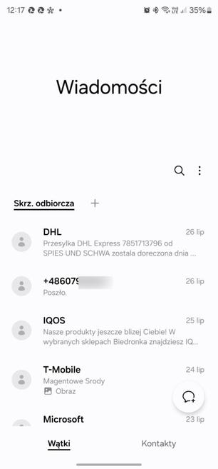 Samsung Wiadomości