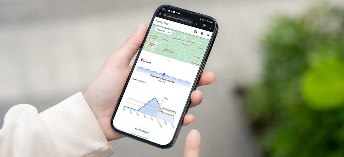 Google ma narzędzie do śledzenia powodzi. Sprawdzisz sytuację nie tylko w Polsce