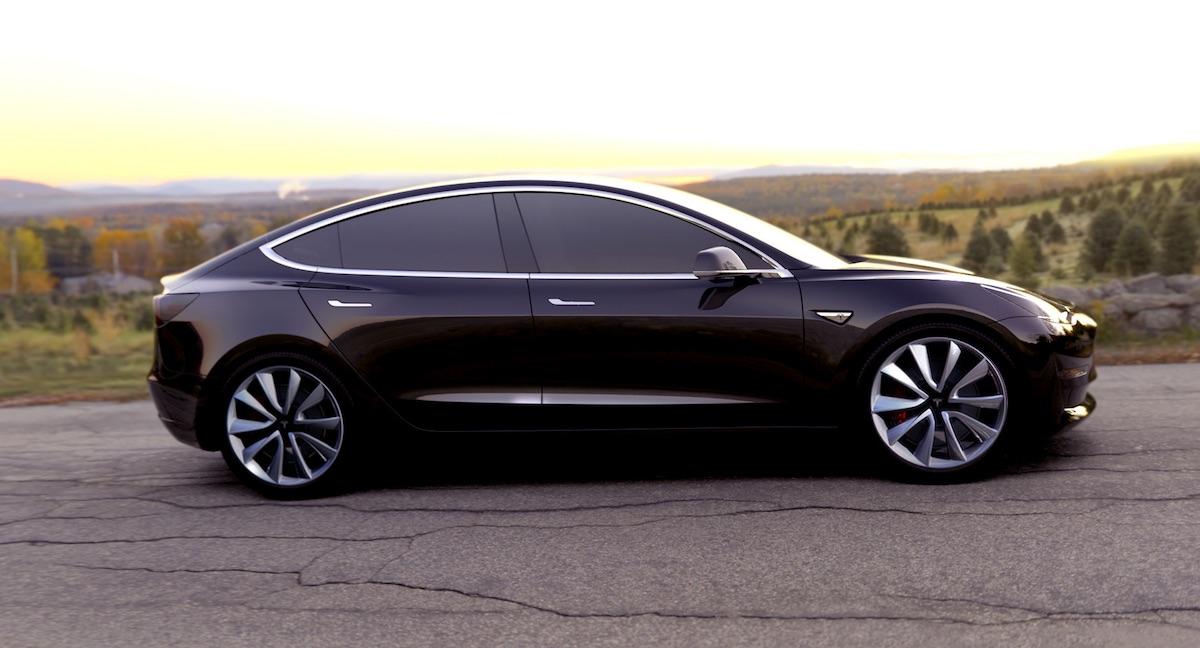 Tesla Model 3 samochody elektryczne 