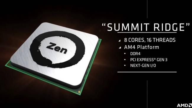 AMD Zen Summit Ridge 