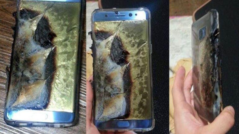 Samsung Galaxy Note 7 po wybuchu baterii 