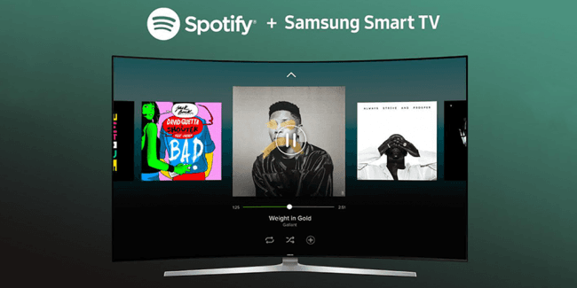 Spotify na Smart TV Samsung 2015 2016 