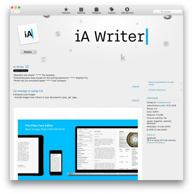 iA Writer 4.0 na macOS i iOS class="wp-image-529392" 