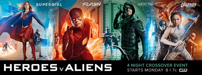 invasion dc crossover arrow flash supergirl legends of tomorrow 
