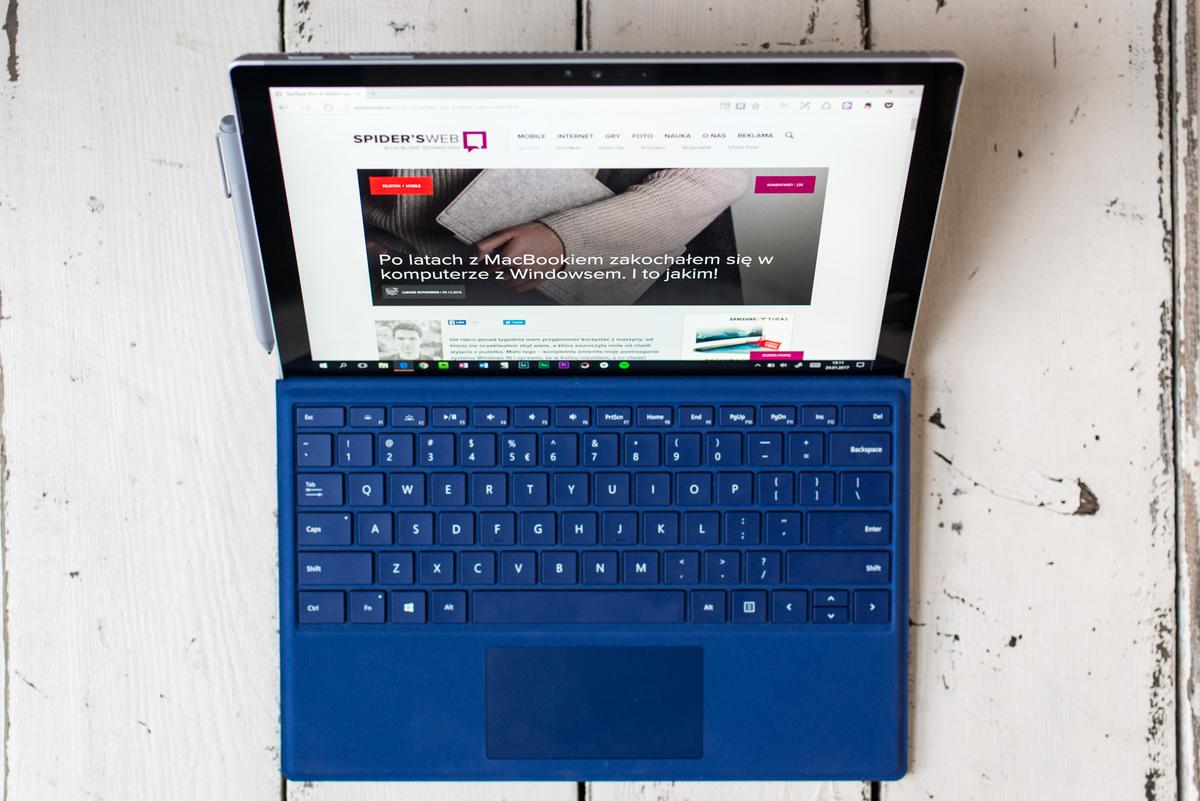 Surface Pro 4 to najlepszy laptop z Windowsem na rynku. class="wp-image-541048" 