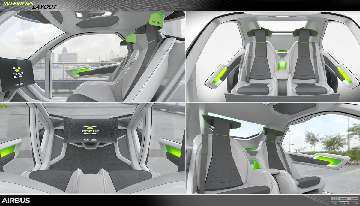 Airbus Pop.up - koncept pojazdu przyszłości 