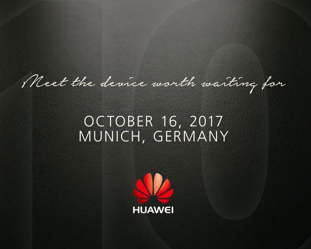 Zaproszenie na premierę Huawei Mate 10. 