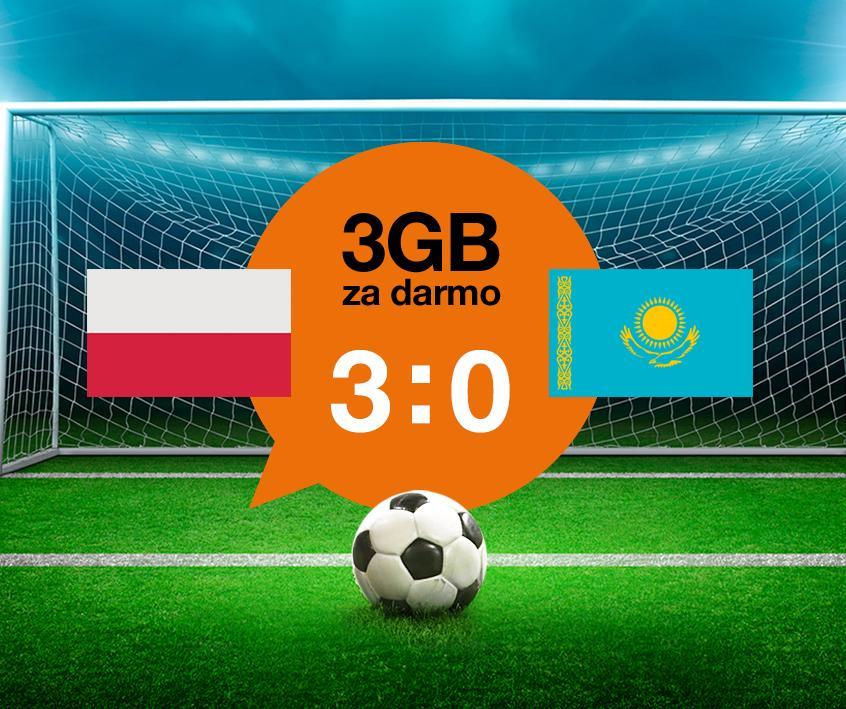 Polacy wygrali kolejny mecz eliminacji do Mistrzostw Świata w Piłce Nożnej, które odbędą się w 2018 roku w Rosji. Z tej okazji można otrzymać darmowy pakiet internetu w Orange. Rozmiar tej paczki danych to 3 GB. class="wp-image-588747" 