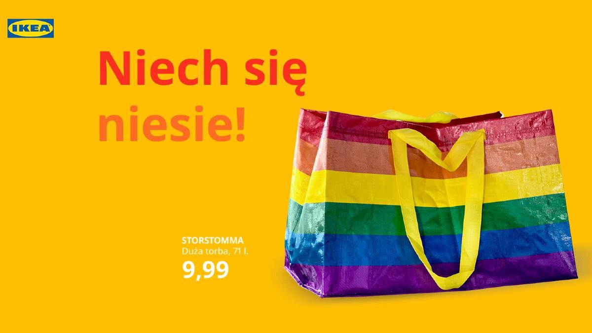 Ikea wraca z tęczowymi torbami. Polska prawica zapałała świętym oburzeniem