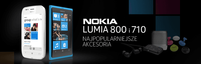 Akcesoria do nowych smartfonów Nokii: Lumia 800 i 710 (infografika)