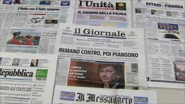 Padnie 100 włoskich gazet? No i co z tego?