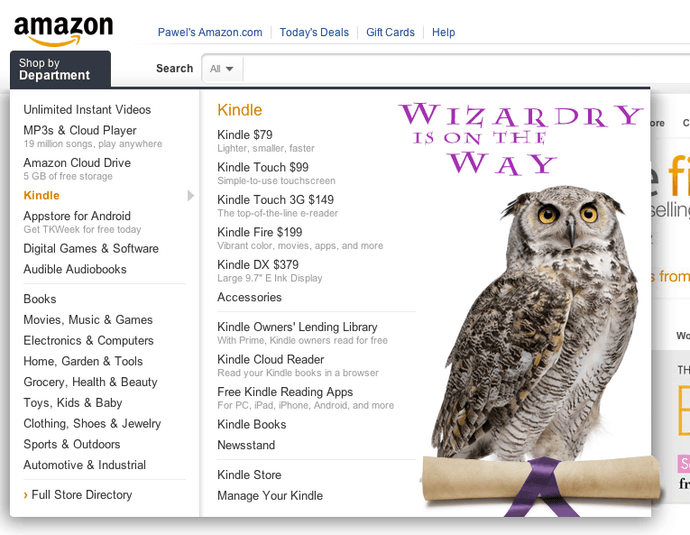 Amazon chce zarabiać więcej na e-Harrym Potterze