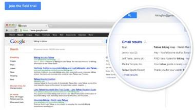 Google przeszuka Twojego Gmaila w oknie wyszukiwarki