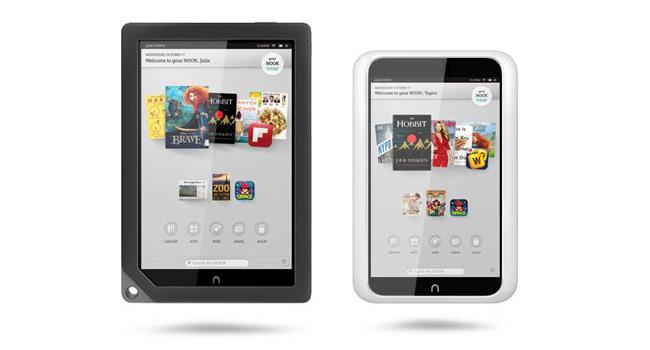 Tablety Nook działąją pod kontrolą Androida 4.0 oraz oferują obsługę profili użytkownika