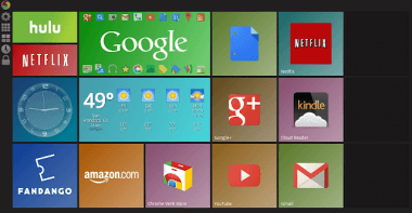 Interfejs a’la Metro (ups, Modern UI) w Chrome w wykonaniu Awesome New Tab Page jest bardziej przydatny, niż w Windowsie 8.