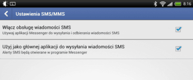 Pisz i odbieraj SMSy w aplikacji Facebook Messenger dla Androida