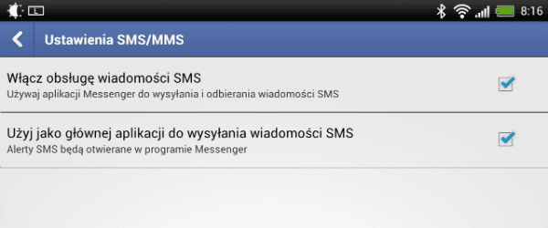 Pisz i odbieraj SMSy w aplikacji Facebook Messenger dla Androida