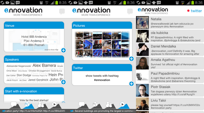 Aplikacja mobilna e-nnovation 2012 