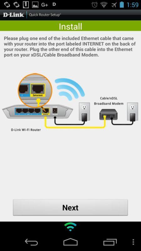 dlinkaplikacja konfiguracja router 1 