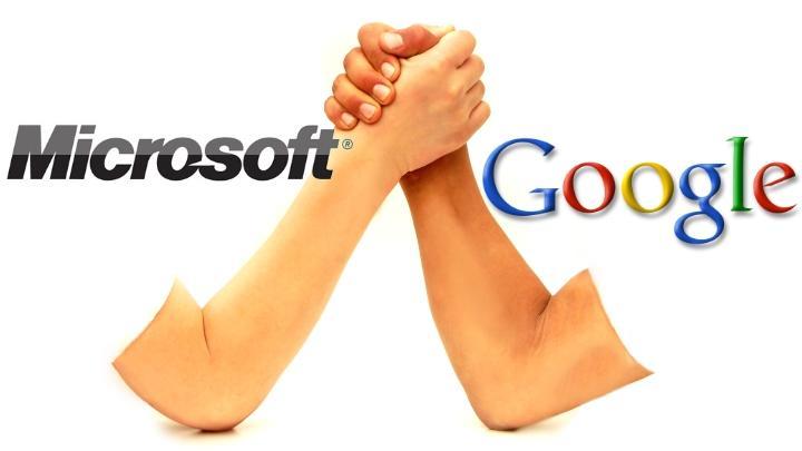 microsoft vs google 