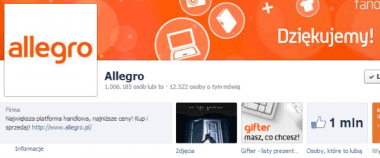 Allegro płaci za sponsorowanie postów na Facebooku. Twoich.