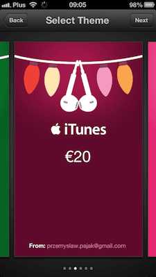 iTunes Gift Card, iPhone 1 