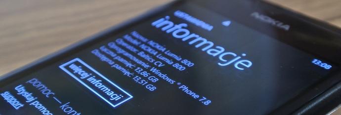 Aktualizacja starszych urządzeń do Windows Phone 7.8 już dostępna