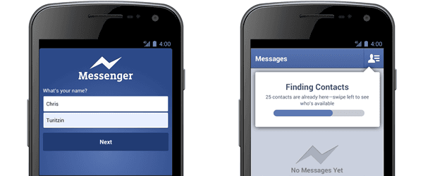 Facebook Messenger bez potrzeby posiadania konta na Facebooku
