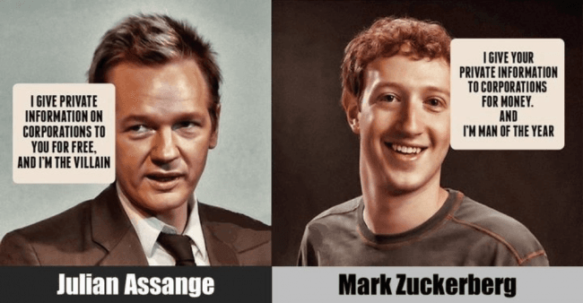 Wikileaks vs Facebook 