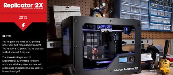 CES 2013: Drukarka MakerBot Replicator 2X kosztuje 2799 dolarów, ale pozwala tworzyć cuda