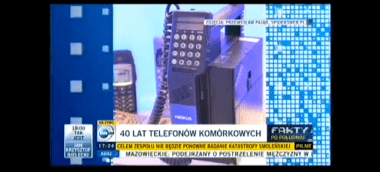 W TVN24 o 40-letniej historii telefonu komórkowego