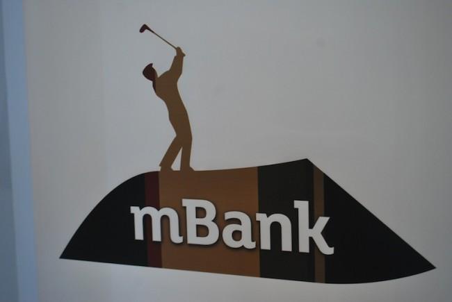 nowy mBank &#8211; logo golfista 
