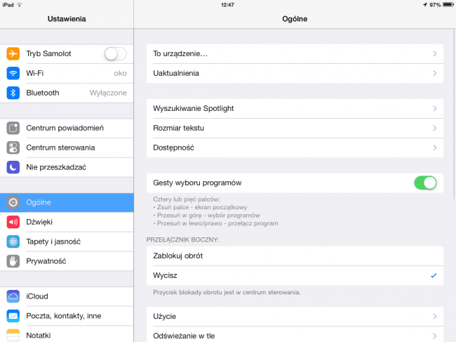 iOS 7 beta iPad 2 