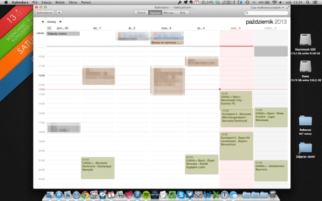 OS X Mavericks &#8211; Kalendarz 