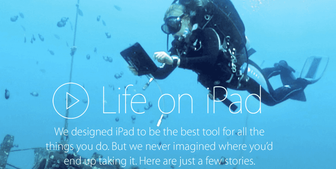 Life on iPad &#8211; nowa strona Apple, która ukazuje potencjał iPada, ale też jego problemy