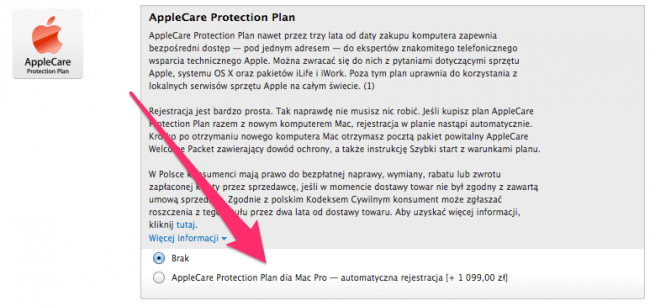 7. Apple ProtectionCare &#8211; Mac Pro 