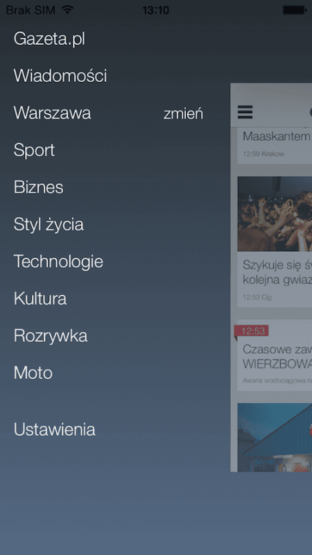 Gazeta.pl LIVE iOS, 3 