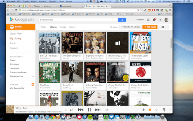 Google Music Polska &#8211; Biblioteka 
