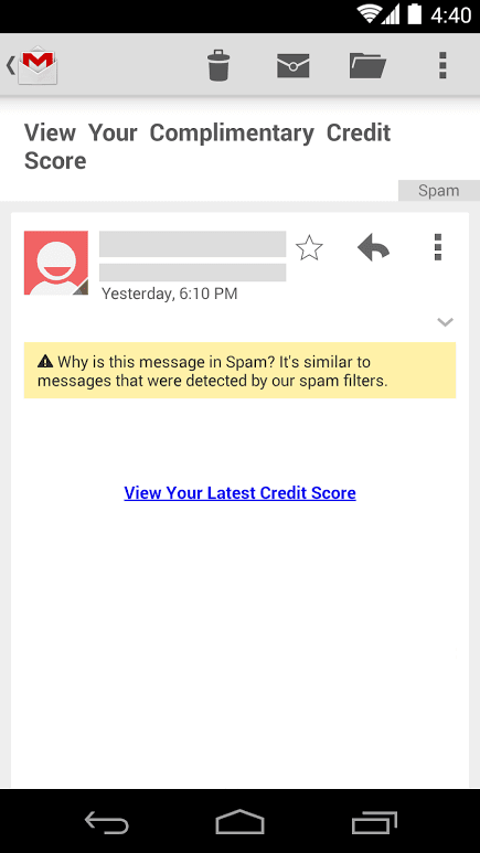 gmail spam 