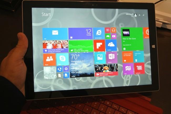 Surface Pro 3, tablet 