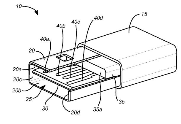 Patent na dwustronne USB Apple 