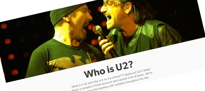 Zarówno Apple, jak i U2, muszą być w ciężkim szoku